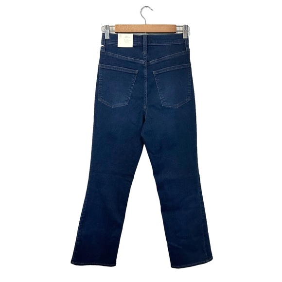 Universal Thread High Rise Ankle Bootcut Jeans Dark Wash, New w/ Tags, Size 6 - Picture 2 of 15